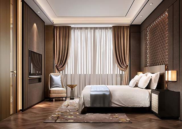 酒店装修设计商务酒店装修宾馆设计电kaiyun入口竞(图2)