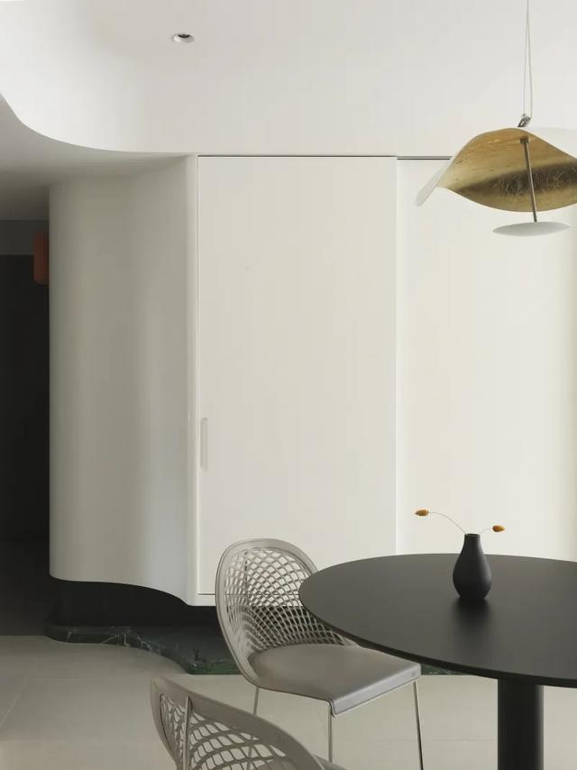 kaiyun开云网站当白色遇见弧线装修效果纯净唯美、颜值超高(图2)