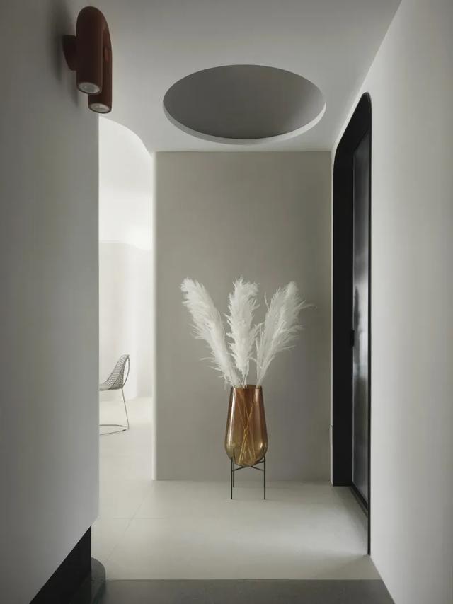 kaiyun开云网站当白色遇见弧线装修效果纯净唯美、颜值超高(图6)