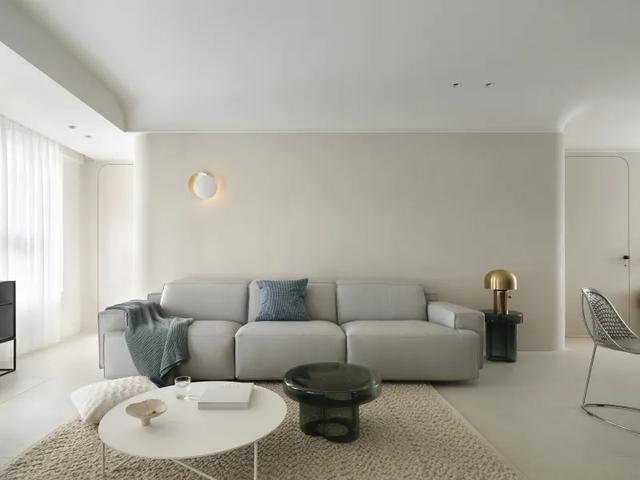 kaiyun开云网站当白色遇见弧线装修效果纯净唯美、颜值超高(图9)