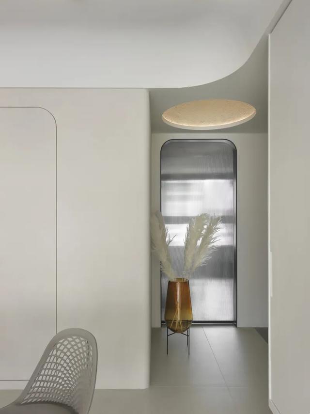 kaiyun开云网站当白色遇见弧线装修效果纯净唯美、颜值超高(图7)