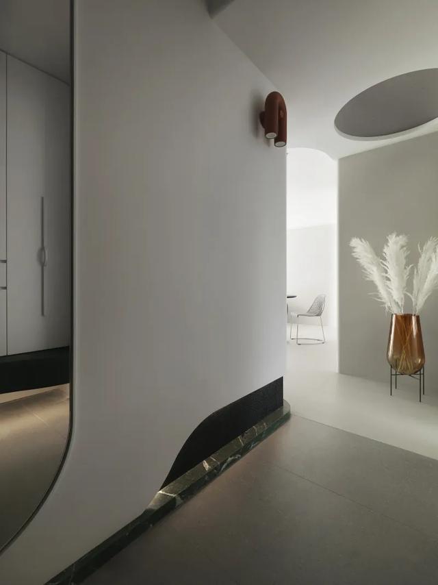 kaiyun开云网站当白色遇见弧线装修效果纯净唯美、颜值超高(图8)