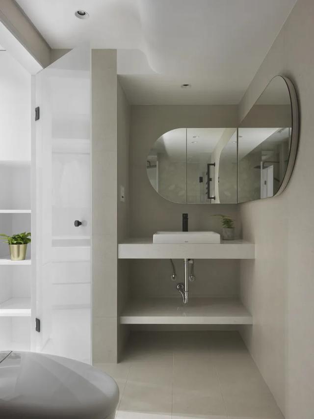 kaiyun开云网站当白色遇见弧线装修效果纯净唯美、颜值超高(图11)