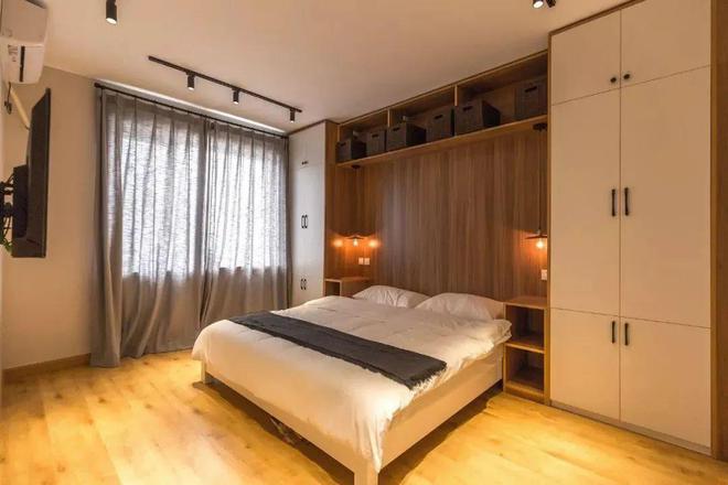 53平老房改造面积小可以把次卧和客厅结合榻榻米房设计太好kaiyun开云官网(图5)