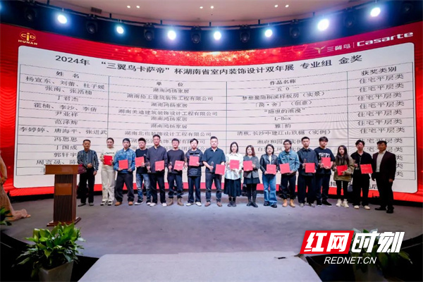 星耀星城 2024湖南省室内装饰设计双年展颁奖典礼落幕(图2)